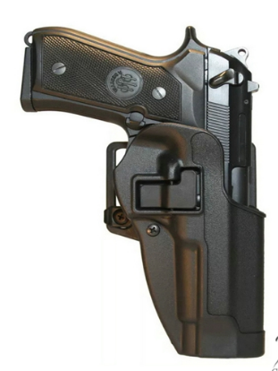 Tactical Holster RH Pistol Paddle & Belt Holster
